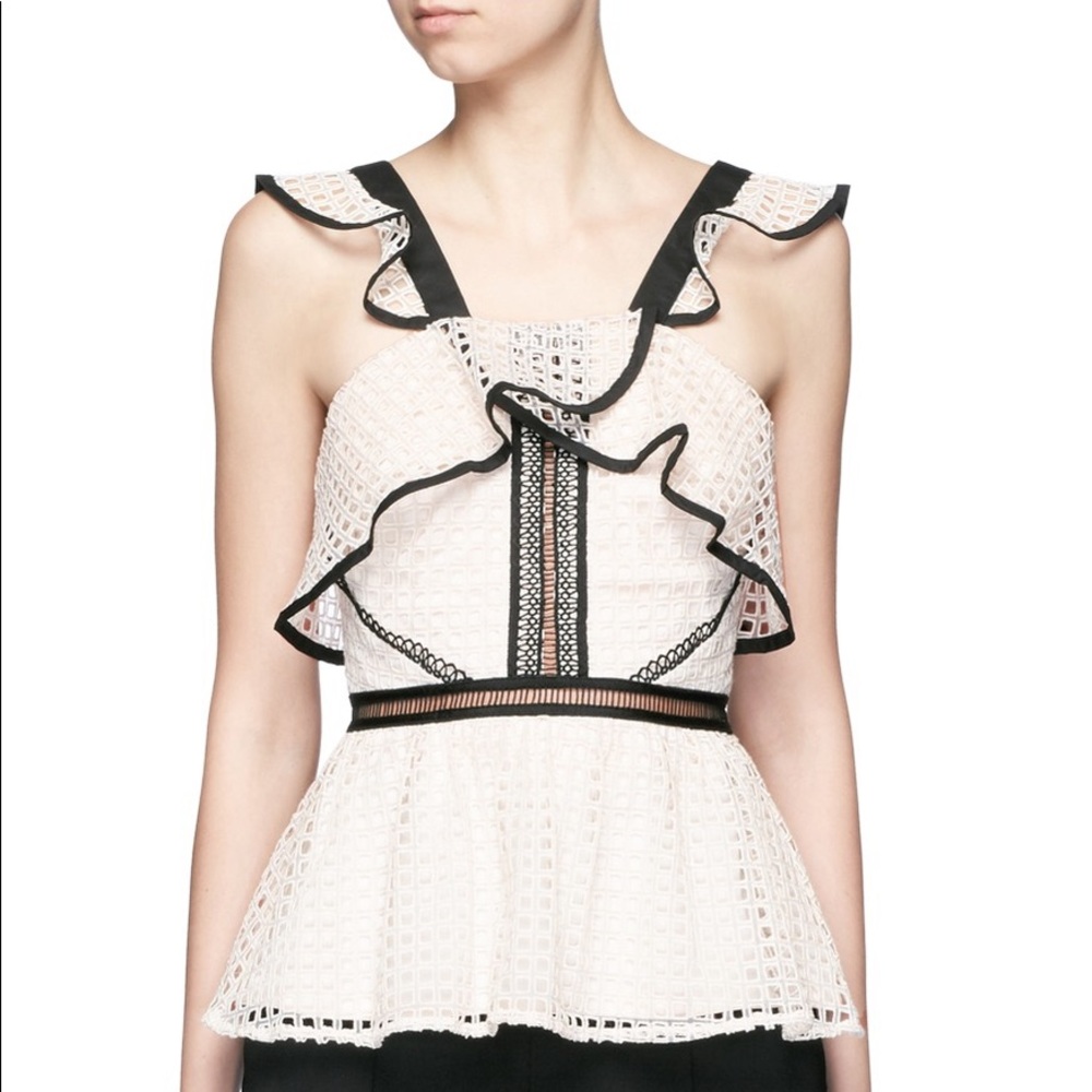 Self Portrait Lace top